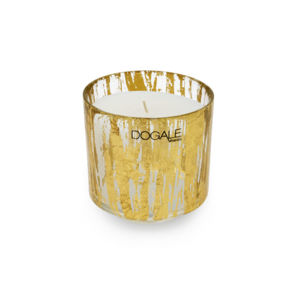 SMALL GOLD LEAF SCENTED CANDLE SOLE E LUNA