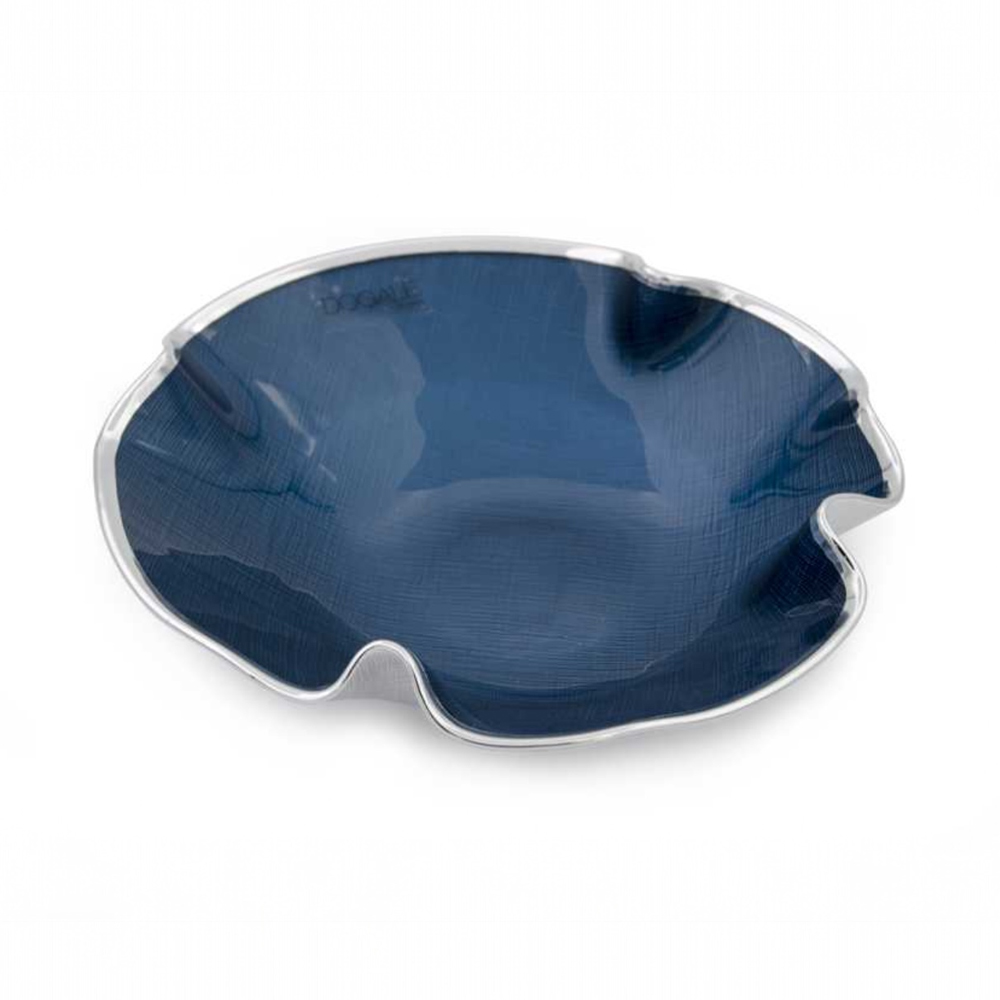 DARK BLUE PEONY BOWL