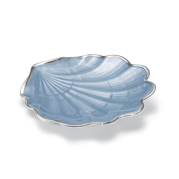 LIGHT BLUE SHELL DISH SMALL CAPRI