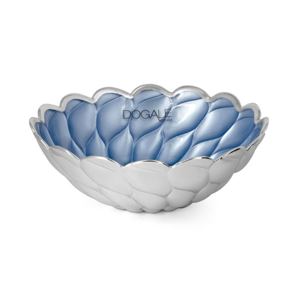 LIGHT BLUE DAHLIA FLOWER BOWL