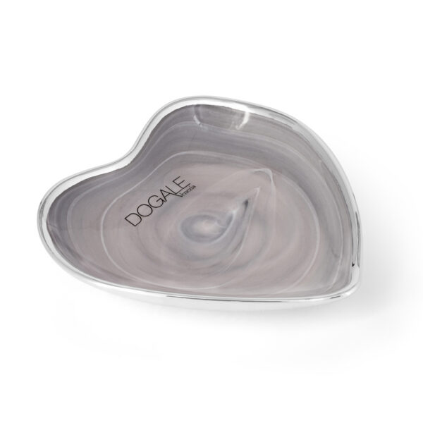 PINK ALABASTER HEART DISH