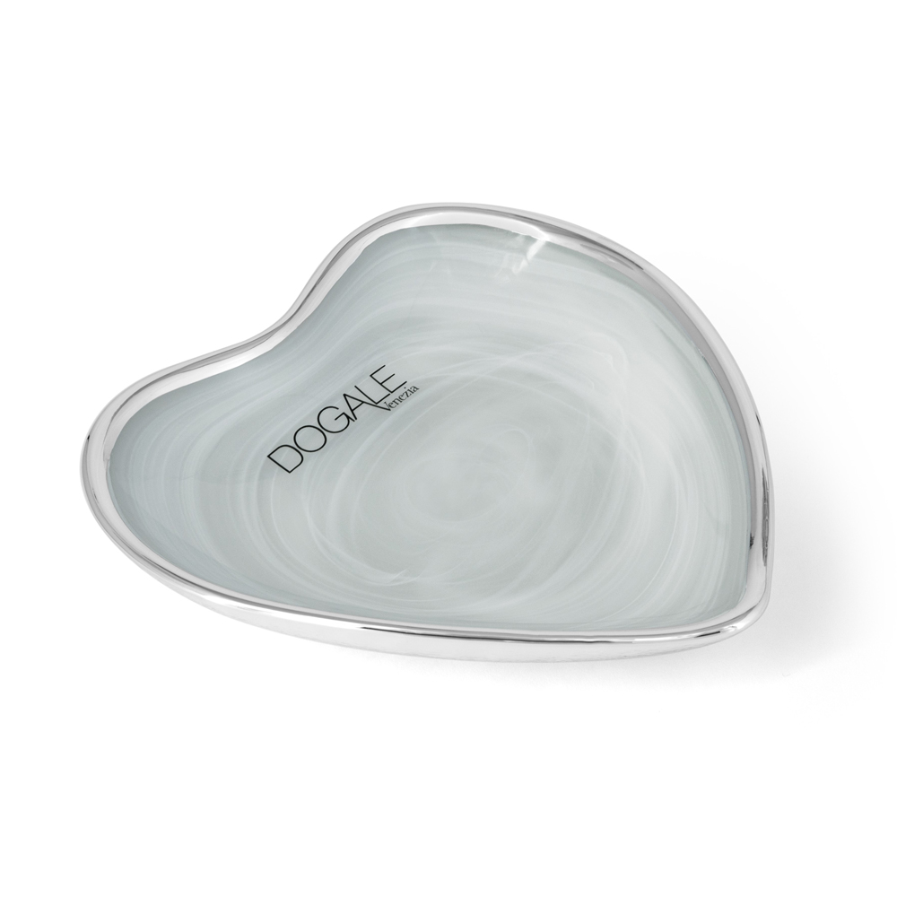 PEARL ALABASTER HEART DISH